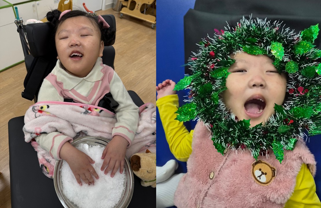 작업치료 중인 해나